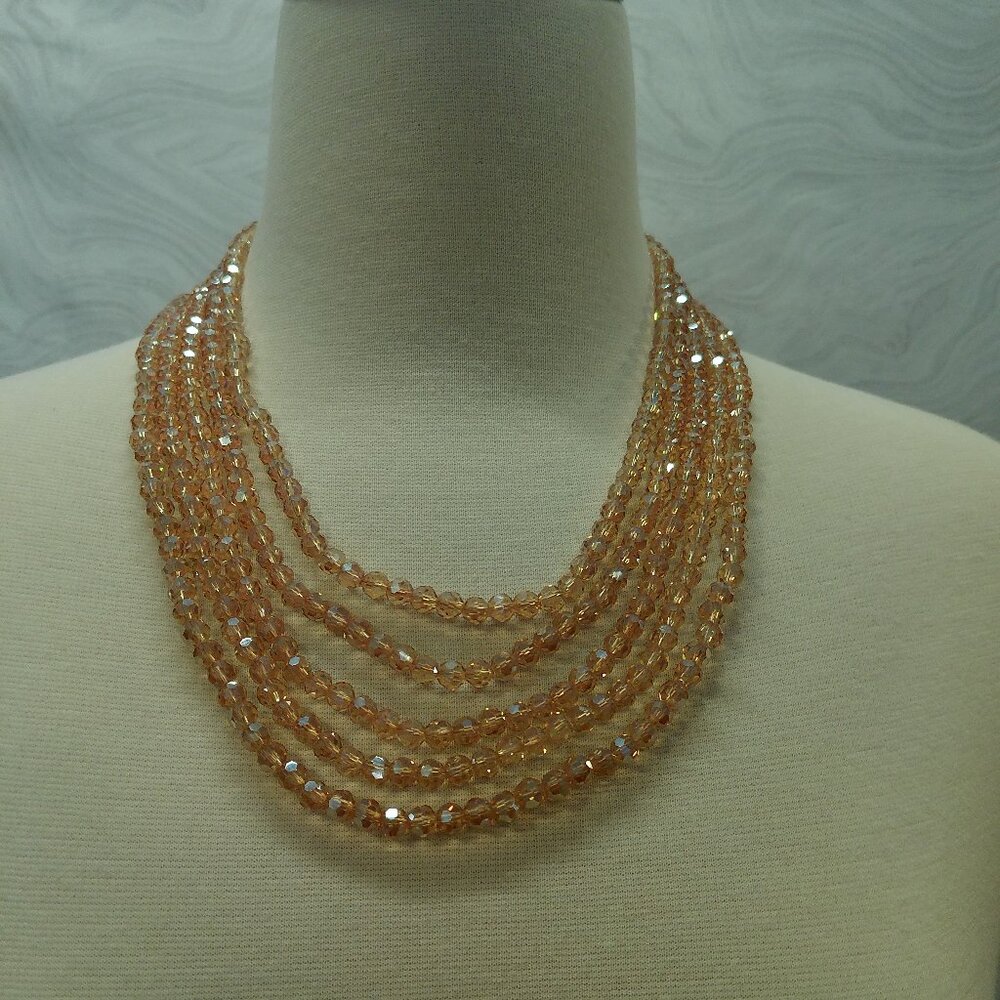 Heidi Daus Art Deco Revival Master Clasp Bead Rhinestone Necklace & Bracelets